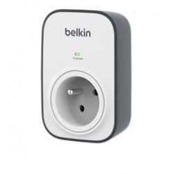 Belkin - SurgeCube - Prise Murale Parafoudre avec 2 Ports USB Intégrés (Protection jusqu'à 306 joules)