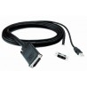 InFocus - Câble vidéo / USB - USB, DVI-D (M) pour M1 (M) - 2 m - pour Proxima C160, C200, C350, M2, LP 120, 93X, ScreenPlay 110