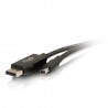 C2G 1m Mini DisplayPort to DisplayPort Adapter Cable 4K UHD - Black - Câble DisplayPort - Mini DisplayPort (M) pour DisplayPort