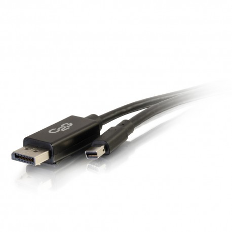 C2G 3m Mini DisplayPort to DisplayPort Adapter Cable 4K UHD - Black - Câble DisplayPort - Mini DisplayPort (M) pour DisplayPort