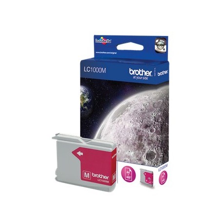 Brother LC1000M - Magenta - original - cartouche d'encre - pour Brother DCP-350, 353, 357, 560, 750, 770, MFC-3360, 465, 5460,