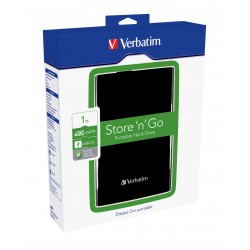 Verbatim Store 'n' Go Portable - Disque dur - 1 To - externe (portable) - USB 2.0 / eSATA-300
