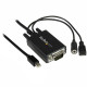 StarTech.com Câble adaptateur Mini DisplayPort vers VGA de 3 m avec audio - Convertisseur Mini DP vers VGA - M/M - 1920x1200 / 