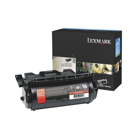 Lexmark - À rendement élevé - noir - original - cartouche de toner LCCP - pour Lexmark T640, T642, T644