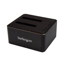 StarTech.com Dual Bay SATA HDD Docking Station - for 2 x 2.5 / 3.5" SATA SSD / HDD - Hot Swap - Hard Drive Docking Station - S