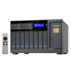 QNAP TVS-1282T - Serveur NAS - 12 Baies - SATA 6Gb/s - RAID 0, 1, 5, 6, 10, JBOD - RAM 32 Go - 10 Gigabit Ethernet - iSCSI