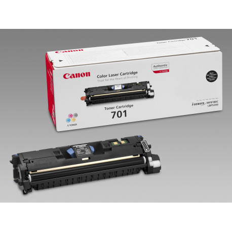 Canon 701 - Noir - original - cartouche de toner - pour ImageCLASS MF8180c, Laser Shot LBP-5200, LaserBase MF8180C