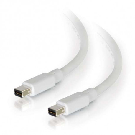 C2G 2m Mini DisplayPort Cable 4K UHD M/M - White - Câble DisplayPort - Mini DisplayPort (M) pour Mini DisplayPort (M) - 2 m - b