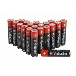 Verbatim - Batterie 20 x AA / LR06 - Alcaline