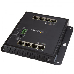StarTech.com Switch Gigabit Ethernet géré à 8 ports RJ45 - Commutateur réseau industriel à fixation murale - Switch réseau (IES