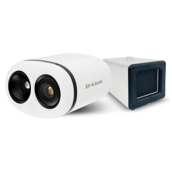 D-Link DCS 9500T - Caméra de surveillance thermique / réseau - extérieur, intérieur - résistant aux intempéries - couleur (Jour