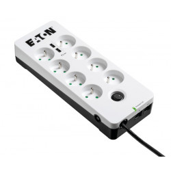 Eaton Protection Box - Protection contre les surtensions - CA 220-250 V - 2500 Watt - connecteurs de sortie : 8 - blanc