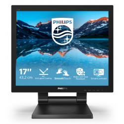 Philips B Line 172B9TL - Écran LED - 17" - écran tactile - 1280 x 1024 SXGA @ 60 Hz - TN - 250 cd/m² - 1000:1 - 1 ms - HDMI, DV