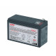 APC Replacement Battery Cartridge 17 - Batterie d'onduleur - 1 x batterie - Acide de plomb - noir - pour P/N: BE850G2, BE850G2