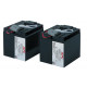 APC Replacement Battery Cartridge 55 - Batterie d'onduleur - Acide de plomb - 2 cellules - noir - pour P/N: SMT2200C, SMT2200I