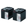 APC Replacement Battery Cartridge 55 - Batterie d'onduleur - Acide de plomb - 2 cellules - noir - pour P/N: SMT2200C, SMT2200I