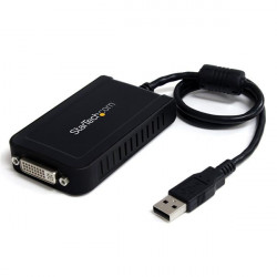 StarTech.com Adaptateur / Convertisseur Vidéo USB 2.0 vers DVI - Carte Graphique Externe USB (Mâle) vers DVI-I (Femelle) - 1920