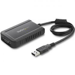 StarTech.com Adaptateur / Convertisseur vidéo USB 2.0 vers VGA - Carte graphique externe - Mâle / Femelle - 1920x1200 - Adaptat