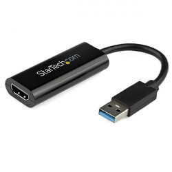 StarTech.com Adaptateur USB vers HDMI - Carte graphique externe - USB 3.0 - Slim - 1080p - Adaptateur multi-écrans - Câble adap