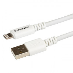 StarTech.com Câble Apple® Lightning vers USB pour iPhone, iPod, iPad 3 m Blanc - Câble iPhone 5 - Chargeur Synchronisation Ligh