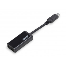 Acer - Adaptateur vidéo externe - USB-C - VGA - noir - pour ConceptD 3 Ezel, Extensa 15, Predator Triton 300, Swift 3 Pro Serie