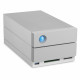 LaCie 2big Dock Thunderbolt 3 - Baie de disques - 32 To - 2 Baies (SATA-600) - HDD 16 To x 2 - USB 3.1, Thunderbolt 3 (externe)