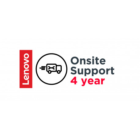 Lenovo Onsite Upgrade - Contrat de maintenance prolongé - pièces et main d'oeuvre - 4 années - sur site - temps de réponse : N
