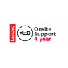 Lenovo Onsite Upgrade - Contrat de maintenance prolongé - pièces et main d'oeuvre - 4 années - sur site - temps de réponse : N