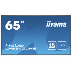 iiyama ProLite LH6542UHS-B3 - Classe de diagonale 65" (64.5" visualisable) écran LCD rétro-éclairé par LED - signalisation nu