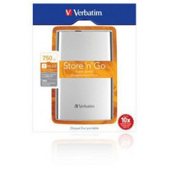 Verbatim Store 'n' Go Portable - Disque dur - 750 Go - externe (portable) - 2.5" - USB 3.0 - 5400 tours/min