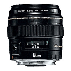 Canon EF - Téléobjectif - 100 mm - f/2.0 USM - Canon EF - pour EOS 1000, 1D, 50, 500, 5D, 7D, Kiss F, Kiss X2, Kiss X3, Rebel T