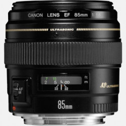 Canon EF - Téléobjectif - 85 mm - f/1.8 USM - Canon EF - pour EOS 1000, 1D, 50, 500, 5D, 7D, Kiss F, Kiss X2, Kiss X3, Rebel T1
