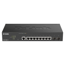 D-Link DGS 2000-10 - Commutateur - C3 - Géré - 8 x 10/100/1000 + 2 x combiné Fast Ethernet/Gigabit SFP - Montable sur rack