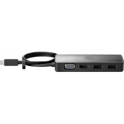 HP USB-C Travel Hub G2 - Station d'accueil - USB-C - VGA, HDMI - Europe - pour Chromebook 11MK G9, Chromebook x360, Pro c640 G