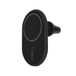 Belkin BOOST CHARGE - Support de chargement sans fil de voiture - 10 Watt - noir - pour Apple iPhone 12, 12 mini, 12 Pro, 12 Pr