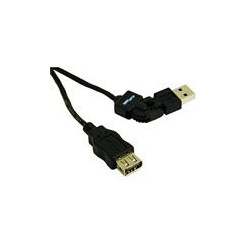 C2G FlexUSB - Rallonge de câble USB - USB (M) pour USB (F) - USB 2.0