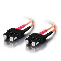 C2G SC-SC 50/125 OM2 Duplex Multimode PVC Fiber Optic Cable (LSZH) - Câble réseau - SC multi-mode (M) pour SC multi-mode (M) - 