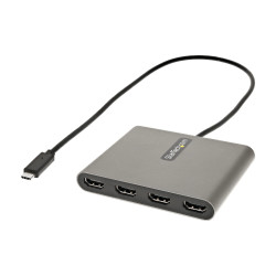 pCet adaptateur USB 3.0 vers HDMI® vous permet d'étendre votre bureau en ajoutant quatre écrans ou moniteurs HDMI indépendants 