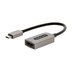 StarTech.com USB C to HDMI Adapter, 4K 60Hz UHD Video, HDR10, USB-C to HDMI 2.0b Adapter Dongle, USB Type-C DP Alt Mode to HDMI