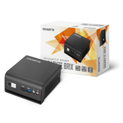 Gigabyte BRIX GB-BMCE-5105 (rev. 1.0) - Barebone - mini PC ultra-compact - 1 x Celeron N5105 / 2 GHz - RAM 0 Go - UHD Graphics 