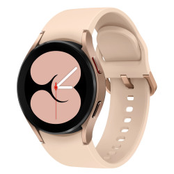 Samsung Galaxy Watch4 - 40 mm - or rosé - montre intelligente avec bande sport - rose - affichage 1.19" - 16 Go - 7.6 Go - NFC,