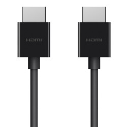Belkin BOOST CHARGE - Ultra haute vitesse câble HDMI - HDMI mâle pour HDMI mâle - 2 m - noir - support 8K