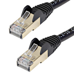 StarTech.com 10m CAT6A Ethernet Cable, 10 Gigabit Shielded Snagless RJ45 100W PoE Patch Cord, CAT 6A 10GbE STP Network Cable w/