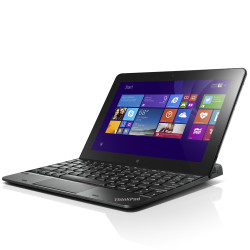 Lenovo ThinkPad 10 Ultrabook Keyboard - Clavier - avec ClickPad - International US - noir - pour ThinkPad 10 (1st Gen) 20C1, 20