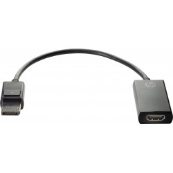 HP DisplayPort to HDMI 4K Adapter - Adaptateur vidéo - DisplayPort mâle pour HDMI femelle - support 4K - pour HP t430 v2, Z1 G8