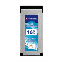 Verbatim ExpressCard SSD - Carte mémoire flash - 16 Go - 200x/800x - ExpressCard/34