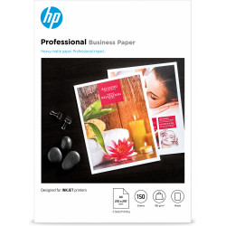 HP Professional - Mat - A4 (210 x 297 mm) - 180 g/m² - 150 feuille(s) papier photo - pour Deskjet Ink Advantage 27XX, Envy 60XX