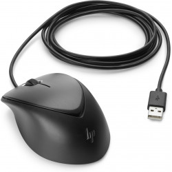 HP Premium - Souris - droitiers et gauchers - laser - 3 boutons - filaire - USB - pour Chromebook 11A G6, 11A G8, 11MK G9, Chro