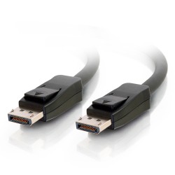 C2G 10m DisplayPort Cable with Latches 8K UHD M/M - 4K - Black - Câble DisplayPort - DisplayPort (M) pour DisplayPort (M) - 10 