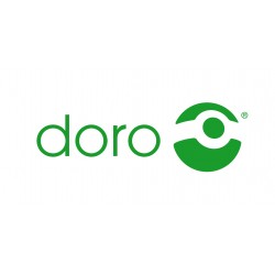 DORO PhoneEasy 110 Duo - Téléphone sans fil avec ID d'appelant/appel en instance - DECTGAP - blanc + combiné supplémentaire